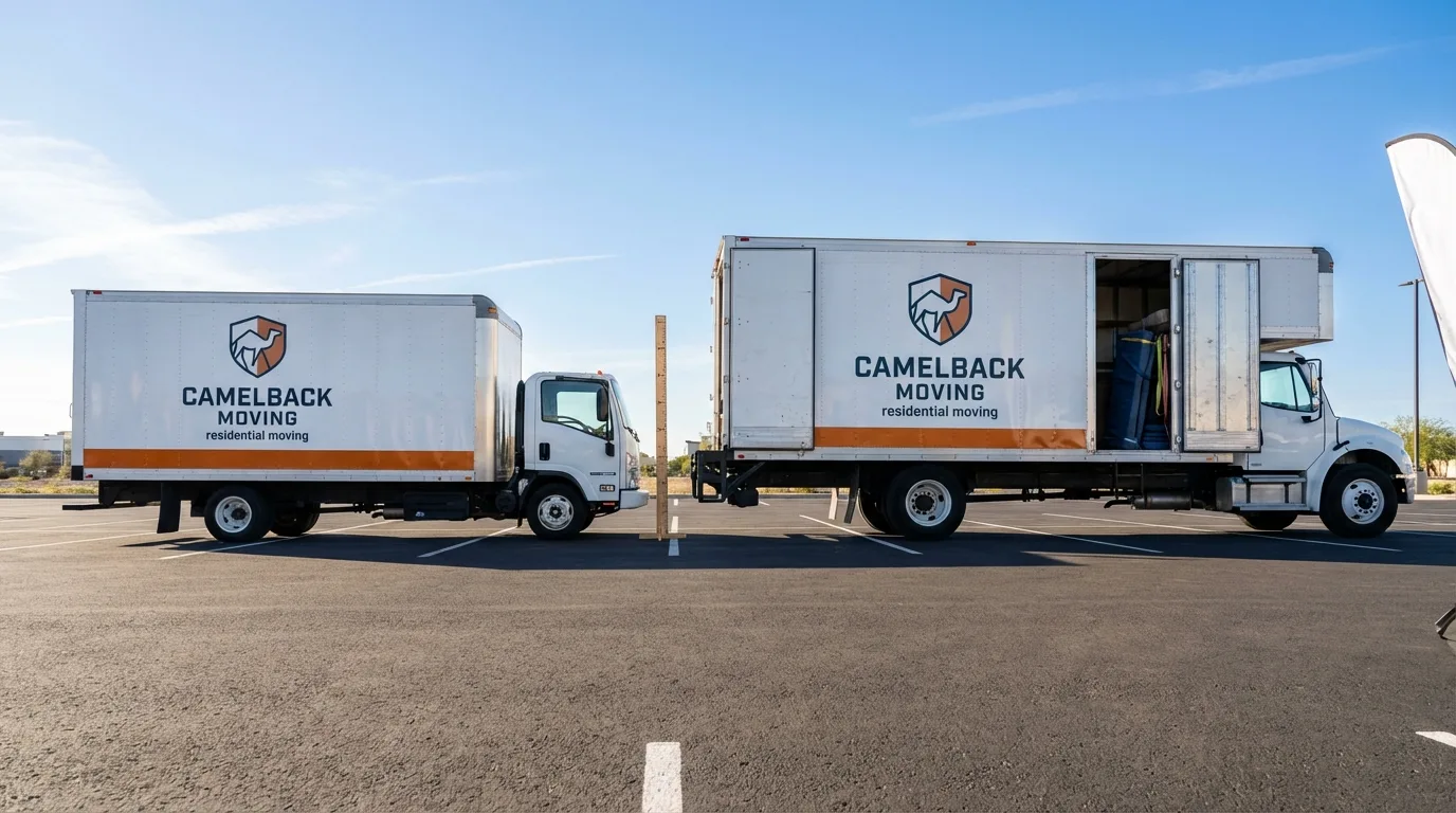 Moving truck size capacity guide in Scottsville
